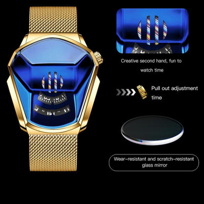 ⌚ 60% OFF🔥Luxury Mens Racing Sport Rhombus Watch