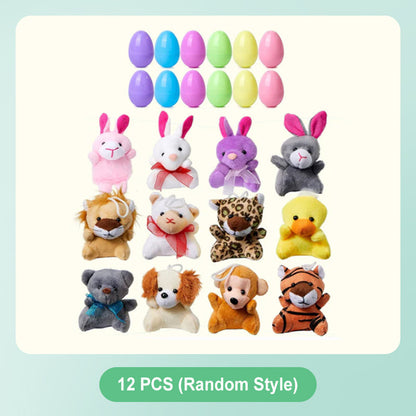 🐰60% OFF NOW! 🥚 Pre-filled Easter Eggs with Stuffed Animal Toys – Soft Plush Inside, Colorful & Perfect for Egg Hunts 🐣