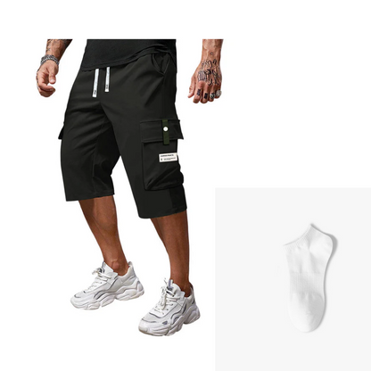 🔈🔈2026 NEW ARRIVALS - 60%OFF🔥👖Men's Casual Drawstring Capri Cargo Pants