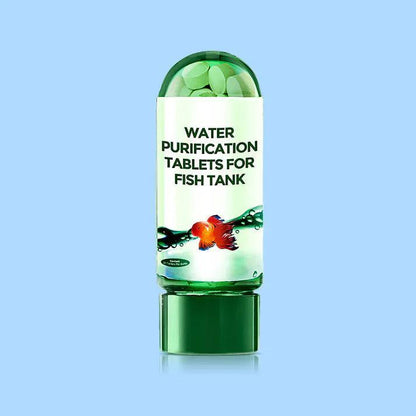 🐟 BUY 1, GET 1 FREE! 💧 Aquarium Water Purification Tablet – Eliminates Impurities, Balances pH & Gentle on Fish 🧪