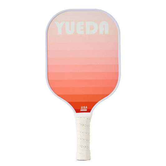 🥎50% OFF NOW! Gradient Pink Pickleball Set – 2 Pickleball Paddles + 4 Pickle Balls + Portable Carry Bag, USAPA Approved Lightweight Fiberglass Pickleball Rackets for Indoor Outdoor Game for Beginners & Adults