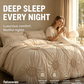 💥50% OFF!😴 Bring you cozy deep sleep!Elegant Pinch Pleat Duvet Cover Set