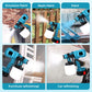 Wireless electric spray gun ⚡ 800ml/minute for non-stop spraying 💪 Rechargeable, wireless, spray at any angle without leaks. Perfect for furniture, fences, and walls 🏠