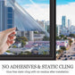 🪟 Privacy and Heat-Blocking Window Film |  🏠 For Home, Office, or Car Windows – Cut to Size -- Blocks 99% of UV Rays - Blocks Heat and Keeps Temperatures Down