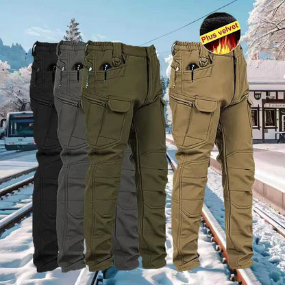 🔥Last day sale 60% OFF🔥Men's Outdoor Hiking Waterproof Warm Pants👖