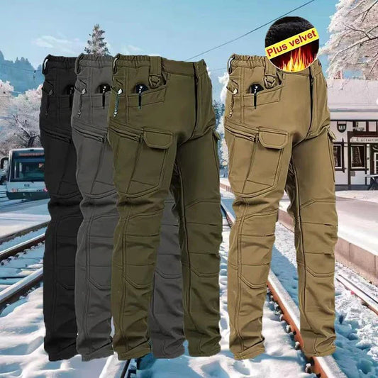 🔥Last day sale 60% OFF🔥Men's Outdoor Hiking Waterproof Warm Pants👖