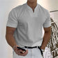 👕60% OFF NOW! 💎 Men's Gentleman Business Short Sleeve V-Neck T-Shirt – Breathable Cotton Blend, Classic Fit & Available Up to 5XL ✨