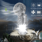 🔈🔈60%OFF🔥Portable Stretchable Solar Lithium Battery Electric Fan + Emergency Light
