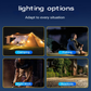 📢📢50% OFF!!⏰Solar-powered, portable emergency light and outdoor camping spotlight with USB charging for cell phones