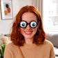 👀 Pull-String Eye-Movement Glasses | 🎉 Birthday Parties / Costume Parties / Holiday Gatherings – Control the blinking with a pull-string under the chin to crack everyone up