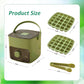 🧊Ice Maker🔘Press-type demolding, with lid to prevent odors, stackable to save space, comes with ice tongs, clean and hygienic🏠