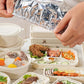 🔥 50% OFF 🧊 Smart aluminum foil insulation cover 🍱 Keeps food warm longer, reusable & perfect for everyday use and outings ✨