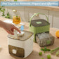 🧊Ice Maker🔘Press-type demolding, with lid to prevent odors, stackable to save space, comes with ice tongs, clean and hygienic🏠