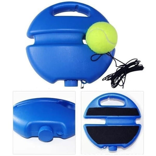 🎾 Portable Tennis Trainer | Sand- or Water-Filled Base for Stability · Lanyard Design · Lightweight and Portable | Personal Training · Outdoor Parks · Parent-Child Activities