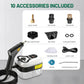 💨 Portable Handheld Steam Cleaner – 10 Accessories 🛠️, Adjustable Levels ⚙️, Fast Heat-Up 🔥 – For Kitchen 🍳, Bathroom 🚿, Tile 🧱 & Car 🚗
