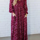 🌺60% OFF NOW! ✨ Women’s Floral Rayon Smocked-Waist Lined Maxi Dress – Flattering Fit, Lightweight Fabric & Elegant Boho Style 💃