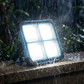 📢📢50% OFF!!⏰Solar-powered, portable emergency light and outdoor camping spotlight with USB charging for cell phones