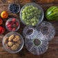 🔥 100-Pack Disposable Stretch Film for Bowls & Plates | Stretchy Container Lids | Alternative to Plastic Wrap for Food Storage