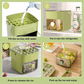 🧊Ice Maker🔘Press-type demolding, with lid to prevent odors, stackable to save space, comes with ice tongs, clean and hygienic🏠