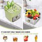 🧊Ice Maker🔘Press-type demolding, with lid to prevent odors, stackable to save space, comes with ice tongs, clean and hygienic🏠