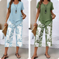 👚60% OFF NOW! 🔥 Casual Round Neck Layered Tunic Top & Wide Leg Pants Set – Flowy Design, Soft Fabric & Perfect for Everyday Style 🌸