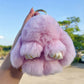 🐰60% OFF NOW! 🏆 Handmade Soft Bunny PomPom Charms – Adorable Design, Premium Yarn & Perfect for Bags/Keys 🎀