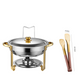 🧑‍🍳Michelin Chef Recommendation✨️5-liter Stainless Steel Warming Tray with Fuel Rack and Food Warmer