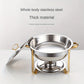 🧑‍🍳Michelin Chef Recommendation✨️5-liter Stainless Steel Warming Tray with Fuel Rack and Food Warmer
