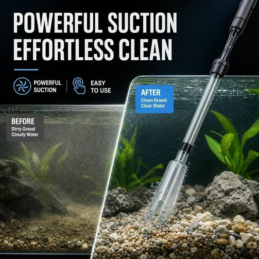 🎉 2026 Sale — Over 19,800 Sold! 🔥 Battery Gravel Cleaner – 30-Minute Crystal Clear ✨