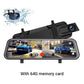 👁️10-inch Rearview Camera & Dashcam with Full Touchscreen – 1080P HD Night Vision, Dual Lens – Ideal for Safe Driving & Parking🚗📹