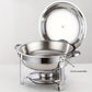 🧑‍🍳Michelin Chef Recommendation✨️5-liter Stainless Steel Warming Tray with Fuel Rack and Food Warmer