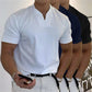 👕60% OFF NOW! 💎 Men's Gentleman Business Short Sleeve V-Neck T-Shirt – Breathable Cotton Blend, Classic Fit & Available Up to 5XL ✨