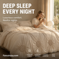 💥50% OFF!😴 Bring you cozy deep sleep!Elegant Pinch Pleat Duvet Cover Set