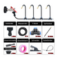 Smart Sprinkler Kit ✨ Adjustable Nozzles | Flexible Metal Hose | Pole-Mountable | Versatile Functionality | Ideal for Gardens, Patios, & Greenhouses 🌿