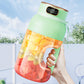 2-in-1 juicer cup 🍹 Drink directly after juicing. Large capacity, digital screen, multi-blade design. Portable and a must-have for the gym and outdoors 🏋️