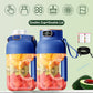 2-in-1 juicer cup 🍹 Drink directly after juicing. Large capacity, digital screen, multi-blade design. Portable and a must-have for the gym and outdoors 🏋️
