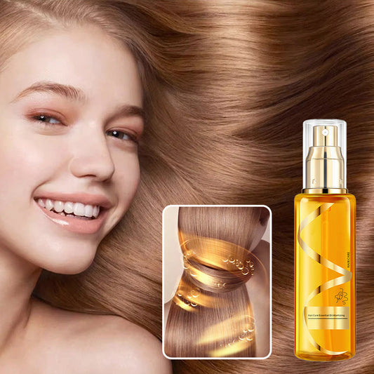 💖60% OFF ✨ SILKY HAIR OIL - Nourishes & Strengthens with Argan and Keratin, Heat Protection & Frizz Control, for All Hair Types 🌟🧴