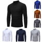 📢📢60% OFF!!!✨🎅Men's thermal cotton T-shirt with a high neck: warm, breathable & casual for autumn-winter! ❄️