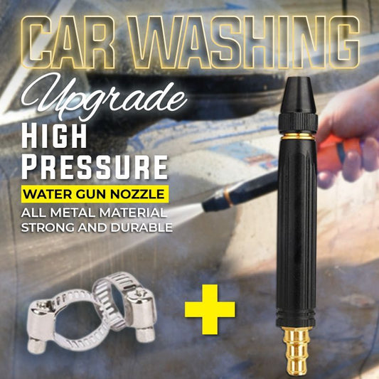 🚿60% OFF – High-pressure cleaner for cars and the garden! 💦🚗 10x more powerful, 8 spray settings & extremely durable metal housing
