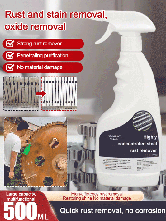 ✨60% OFF🔩Highly Concentrated Rust Remover – Effective on Steel/Iron, Fast-Acting & Gentle on Metal Surfaces✨