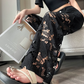 💜 LAST DAY PROMOTION - 60%OFF 💜Women’s Spliced Hot Rhinestones Printing Hollow Pants