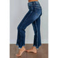 Women's Retro Flare Jeans ✨🔥 High-waisted + Slightly flared + Frayed edges, stretchy fabric, comfortable and non-restrictive 📏