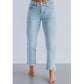 Women's Retro Flare Jeans ✨🔥 High-waisted + Slightly flared + Frayed edges, stretchy fabric, comfortable and non-restrictive 📏