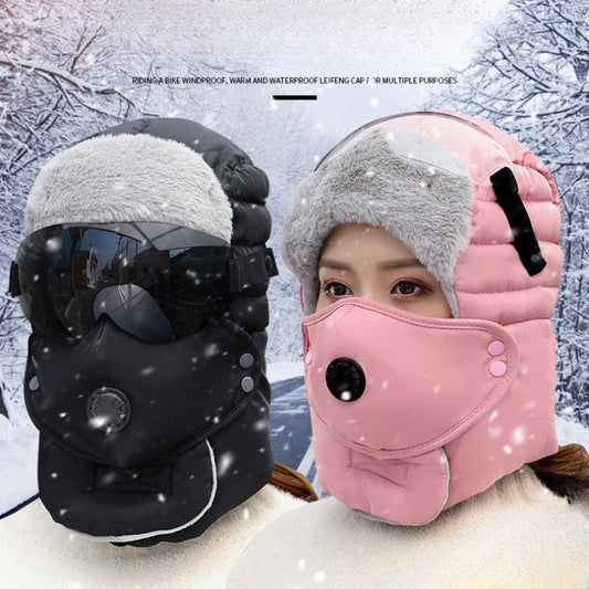 🔈🔈Winter Sale - 60% OFF❄️Thermal Hat with Detachable Breathing-Valve Mask