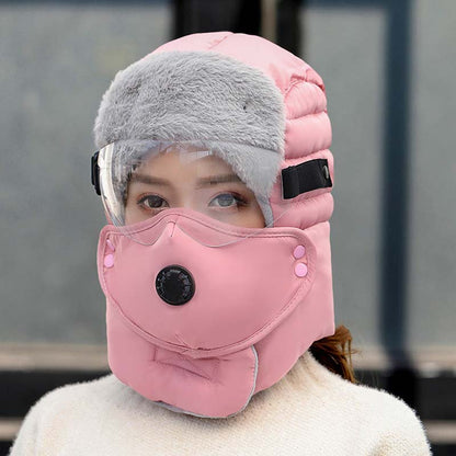 🔈🔈Winter Sale - 60% OFF❄️Thermal Hat with Detachable Breathing-Valve Mask
