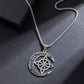 🌙 60% OFF NOW! ⭐ Celtic Moon Pendant Necklace - Stainless Steel & Adjustable Chain, Perfect Unisex Gift ✨