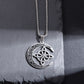 🌙 60% OFF NOW! ⭐ Celtic Moon Pendant Necklace - Stainless Steel & Adjustable Chain, Perfect Unisex Gift ✨
