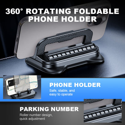 📱 60% OFF NOW! ✨ 360° Rotating Foldable Phone Holder - Universal Compatibility with Anti-Slip Base for Desk, Car & Travel Use 🚗💻