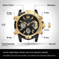 ⌚Multifunctional Dual Display 3ATM Waterproof Men's Quartz Sports Watch