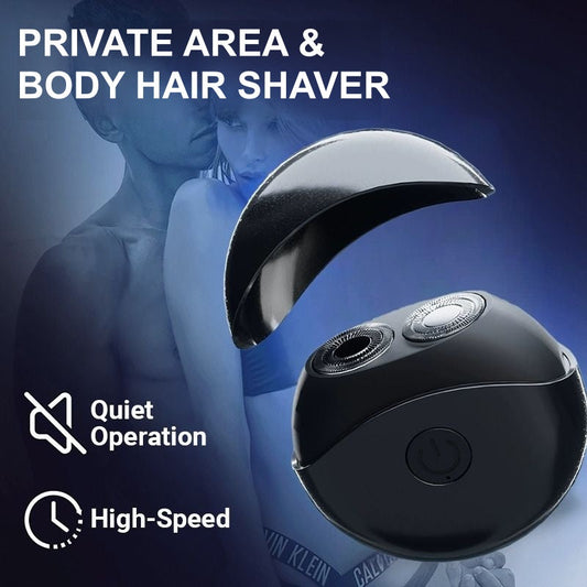 🎉 60% OFF! ✨ Portable multifunctional electric shaver – Dual ring blades, IPX4 waterproof and compact UFO design 🪒⚡